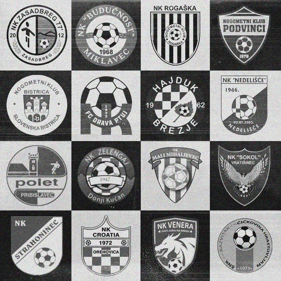 Croatian club logos.